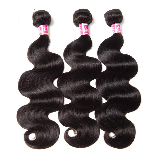 100% Human Hair Weave Bundles Non Remy Hair Extensions