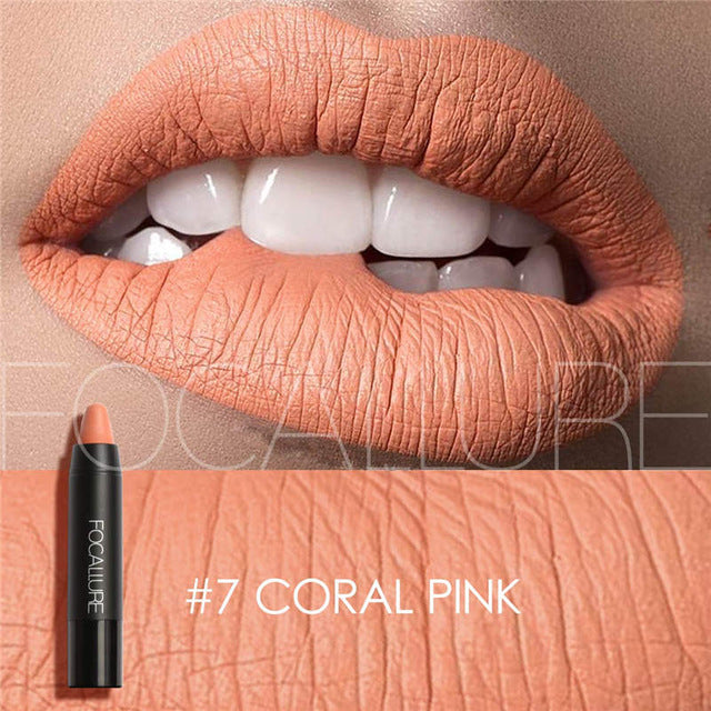 FOCALLURE Matte Lipstick Lips Makeup