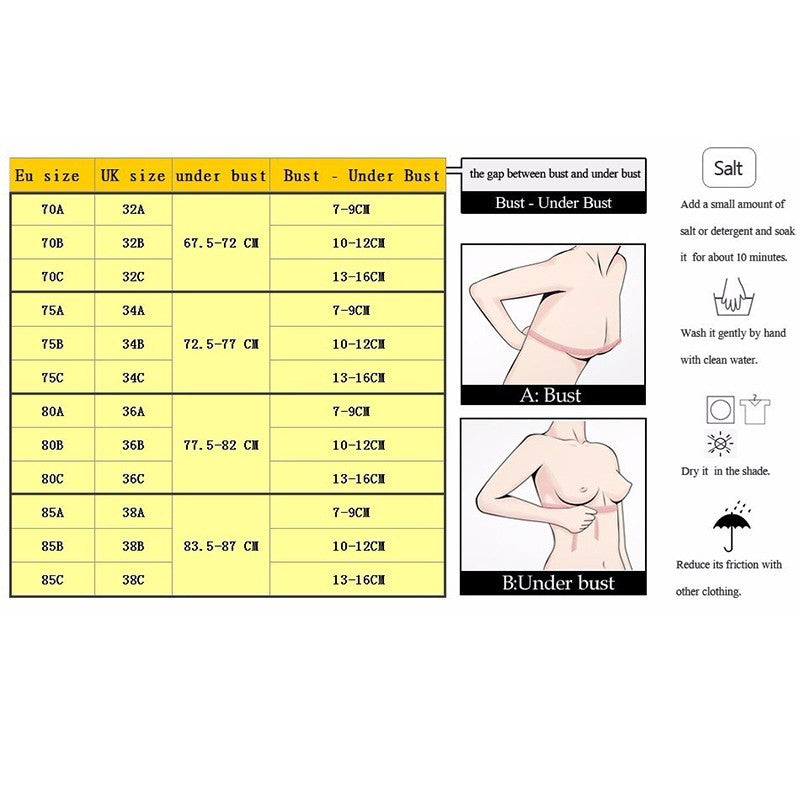 Lace Drill Push Up Bra And Thong Set