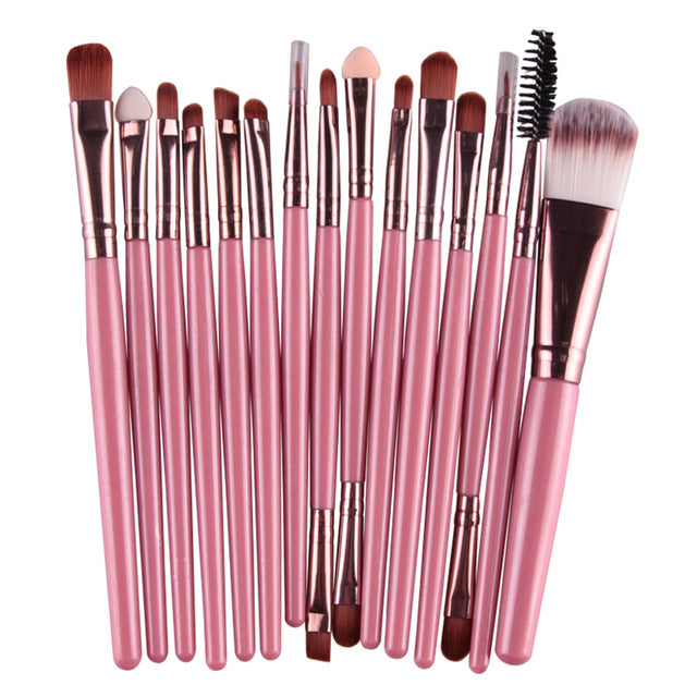 15Pcs Eye Shadow Foundation Brush