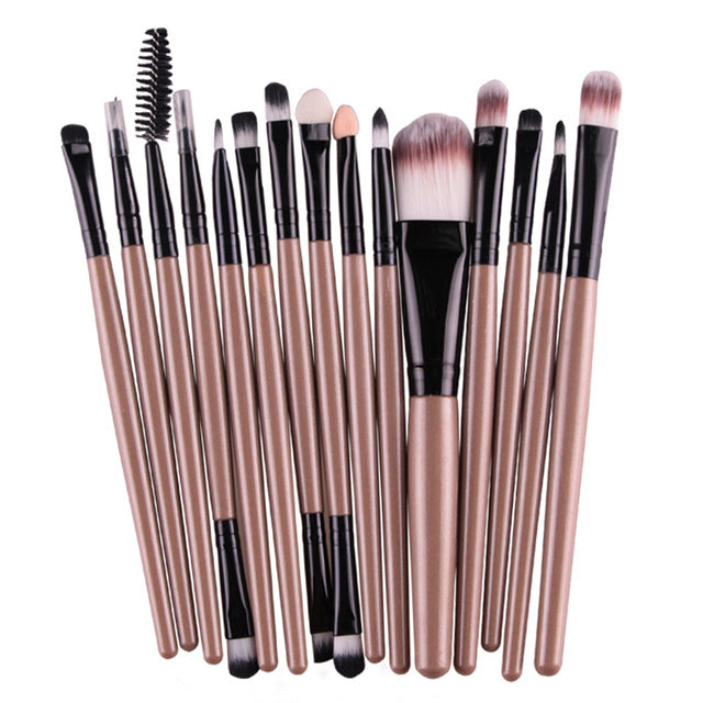 15Pcs Eye Shadow Foundation Brush