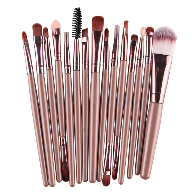 15Pcs Eye Shadow Foundation Brush