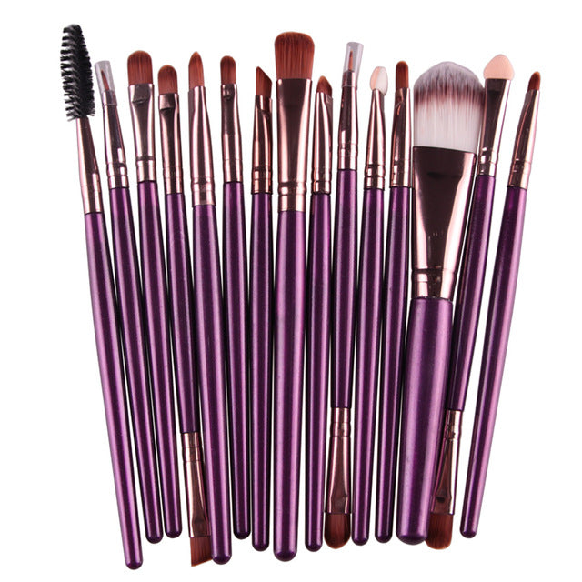 15Pcs Eye Shadow Foundation Brush
